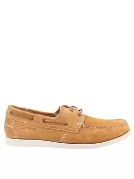 Image of Cotswold Mitchledean Boat Shoe - Light Brown, Light Brown, Size 8, Men