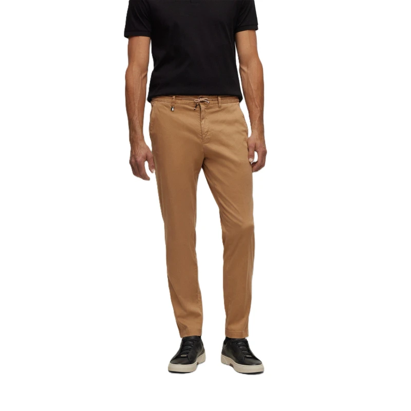 Image of Boss Mens C Genius D Rds Tailored Trousers Beige male 34W R