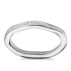 Image of Chamilia Tranquillity Swarovski Zirconia Stacking Ring Small