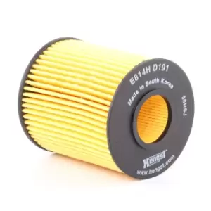 Image of HENGST FILTER Oil filter TOYOTA,LEXUS E814H D191 1115110000,0415131060,041520R010 Engine oil filter 0415226010,0415231020,0415231030,0415231040