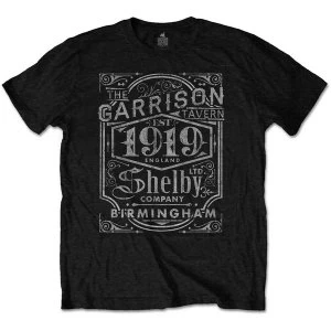 Image of Peaky Blinders - Garrison Pub Mens Medium T-Shirt - Black