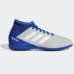 Image of adidas Predator 19.3 Childrens Astro Turf Trainers - White/BoldBlue