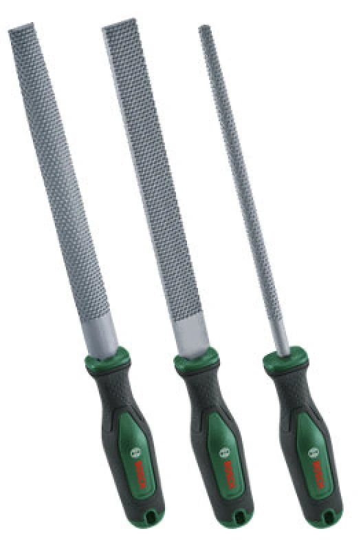 Image of Bosch Hand Tools Rasp Set 200 mm 5 Piece 1600A02Zb1