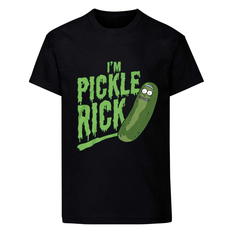Image of Rick & Morty Pickle Rick T-Shirt Black male