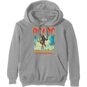 Image of AC/DC - Blow Up Your Video Unisex Medium Hoodie - Grey