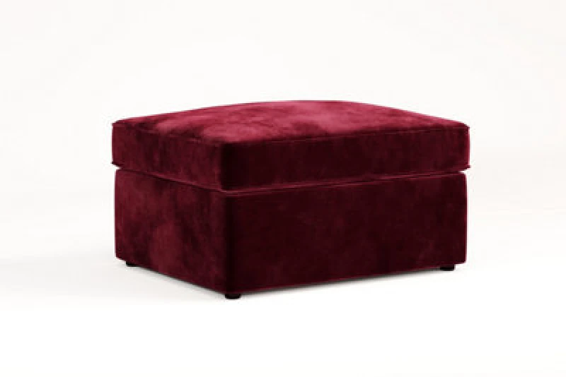 Image of Jay-Be Footstool Bed - Luxe Velvet Shiraz
