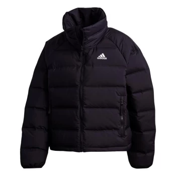 Image of adidas Helionic Relaxed Fit Down Jacket Womens - Black