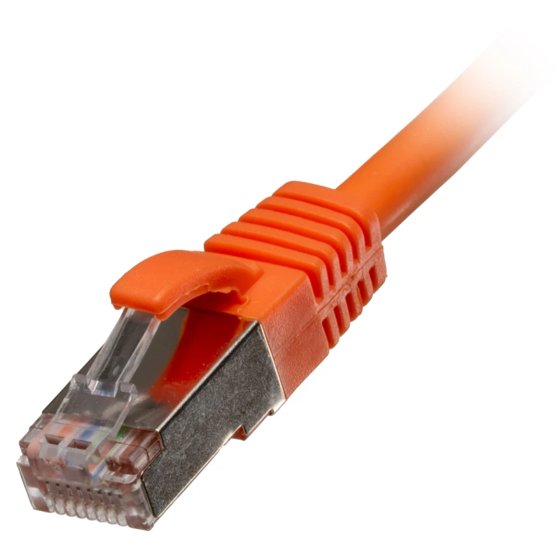 Image of Cablenet CNL 100PK 2M C6a Or SFTP Ls 26AWG SB networking cable Orange