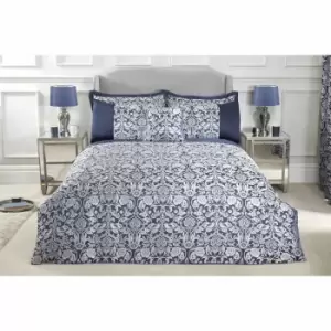 Image of Emma Barclay Eden Duvet Set Single Bed Navy