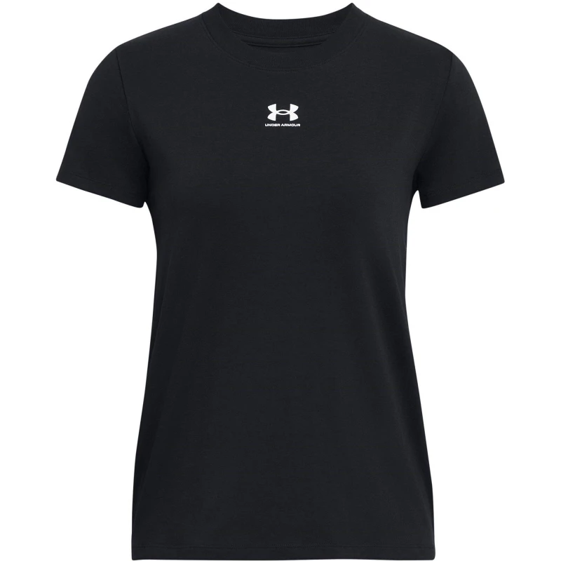 Image of Under Armour Armour UA Rival Core Short Sleeve Womens - Black 12