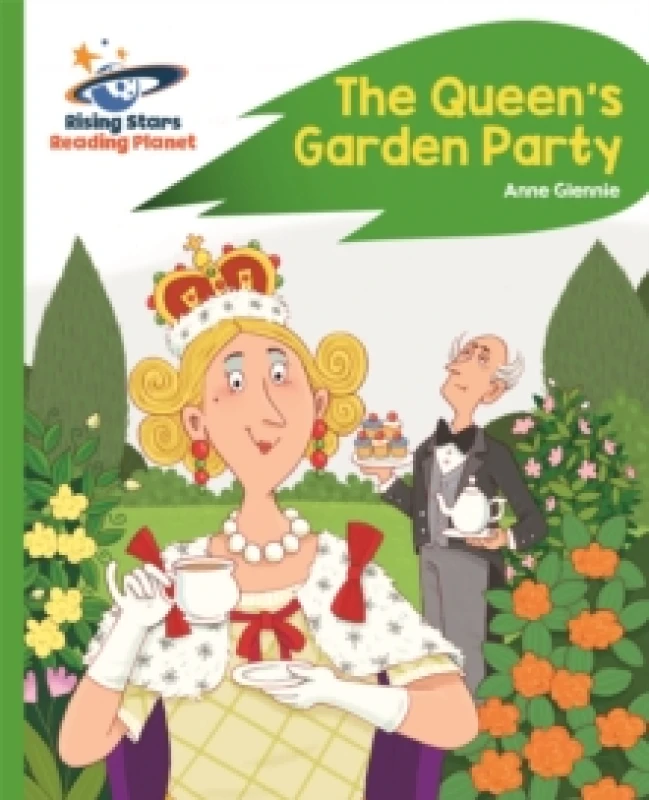 Image of Anne Glennie Reading Planet - The Queen's Garden Party - Green: Rocket Phonics Book Multi unisex