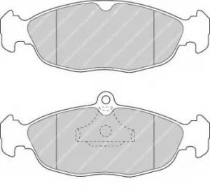 Image of Ferodo FDB732 Brake Pad Set Front Axle Premier Car