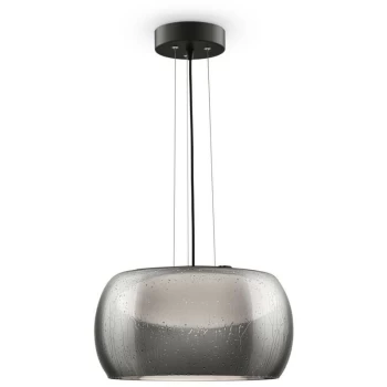 Image of Maytoni Modern - Solen Modern Solen Integrated LED Black Ceiling Lamp Glass Shade