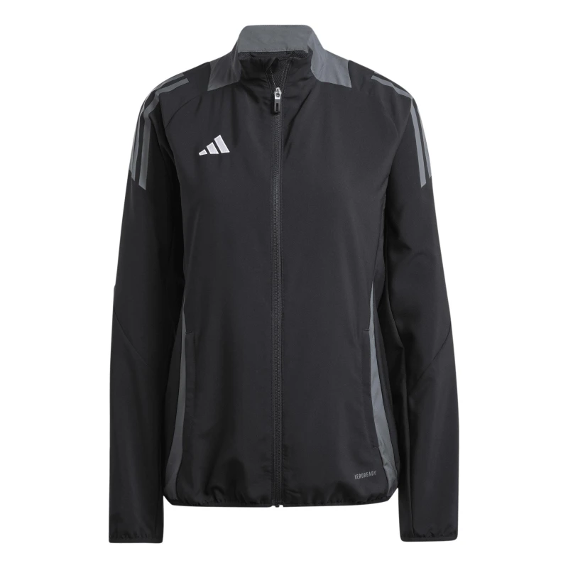 Image of adidas Womens Tiro24 Tracksuit Top Tracksuit Tops 6 (XXS) Black 34124603270