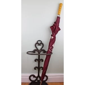 Image of Rustic Cast Iron Umbrella Stand