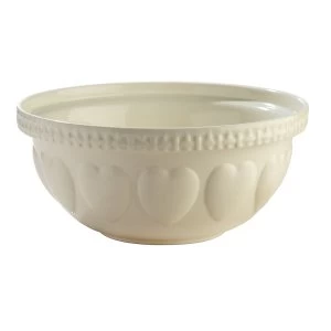 Image of Mason Cash Romantic Heart Cream 29cm Mixing Bowl