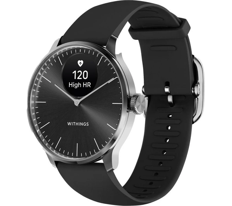 Image of WITHINGS ScanWatch Light Hybrid Smartwatch - Black, 37 mm, Black 3700546708367
