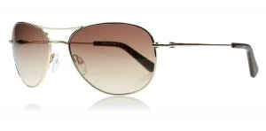 Image of London Retro Jude Gold Sunglasses Gold Jude Gold 58mm