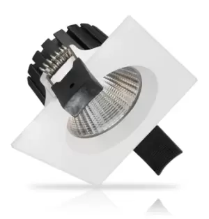 Image of Phoebe LED Downlight 8W Dimmable Astra Square Cool White 24° White IP54
