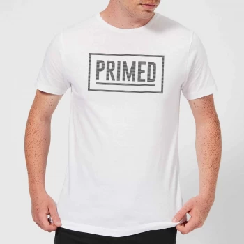 Image of Primed Box Logo T-Shirt - White - 3XL