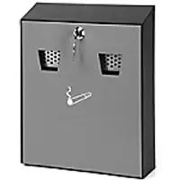Image of SLINGSBY Waste Bin 401718 3 L Grey 26 x 8 x 32 cm