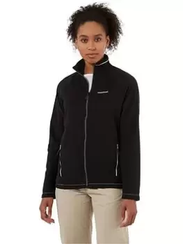 Image of Craghoppers Miska Fleece Full Zip Jacket - Black, Size 20, Women