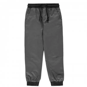 Image of No Fear Ribbed Waistband Chinos Junior Boys - Solid Grey