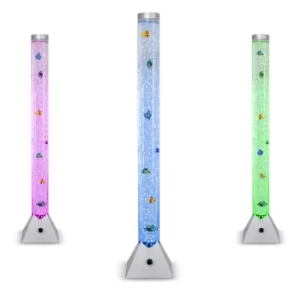 Image of Colour Changing LED Bubble Tower with 8 Floating Fish