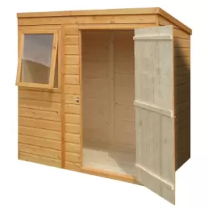 Image of Shire 6ft x 4ft Wooden Pent Garden Shed