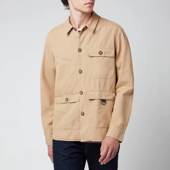 Image of Ted Baker Mens Bikee Multi Pocket Shacket - Beige - 3/M