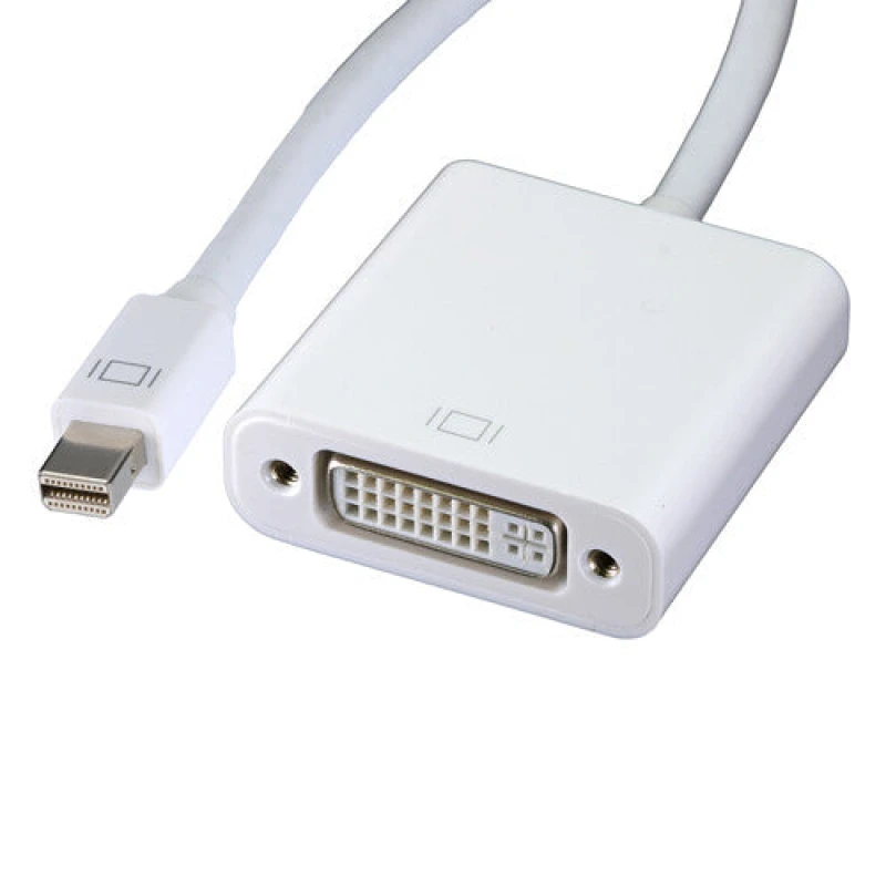 Image of Cablenet Cablenet 20cm Mini DisplayPort Male DVI Fem1080p 60Hz White Adaptor WAV-001