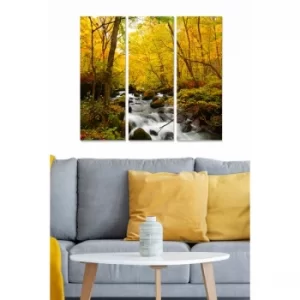 Image of MDF65372131 Multicolor Decorative MDF Painting (3 Pieces)