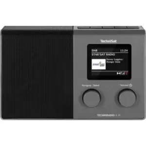 Image of TechniSat TECHNIRADIO 4 IR Internet desk radio Internet, DAB+, FM WiFi, Internet radio Alarm clock Black/silver