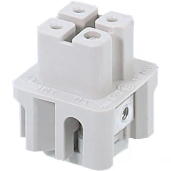 Image of Wieland 73.300.0353.0 revos MINI 3 Pin + PE Socket Insert