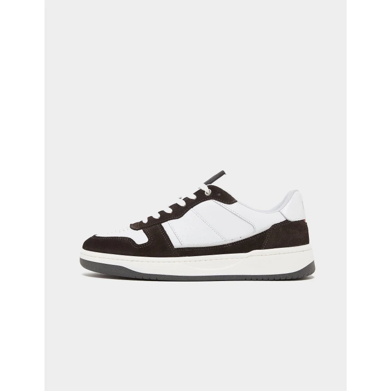 Image of Unlike Humans Low Emossed Suede Trainers - White White 6
