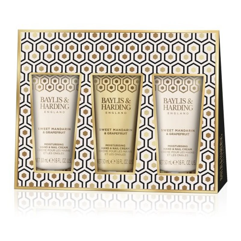 Image of Baylis & Harding Sweet Mandarin & Grapefruit Indulgent Hand Trio Gift Set