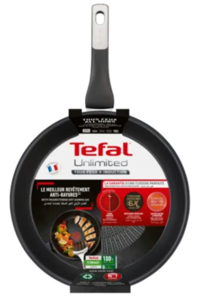 Image of Tefal Unlimited Frying Pan - Size: 32cm - Black - Aluminium