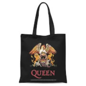 Image of Queen Crest Tote Bag - Black