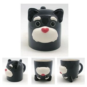 Image of Dog Squad Upside Down Ceramic Mug