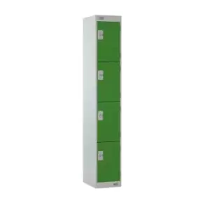 Image of TC Group 4 Door Locker 300 x 300 x 1800 Green Door