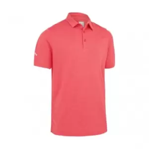 Image of Callaway 2022 EMEA VENTILATED HEAT POLO TEABERRY HTR - L