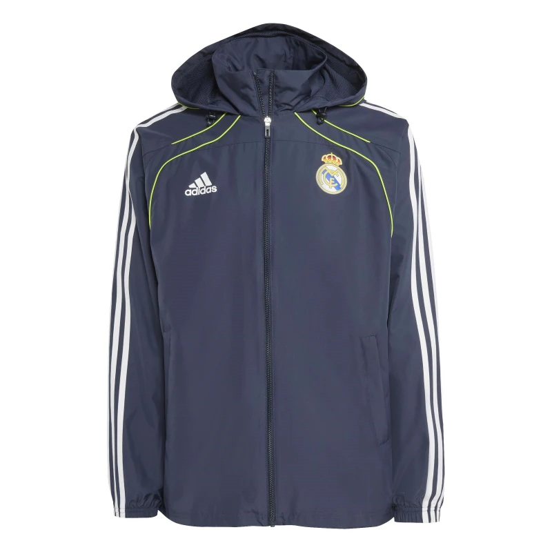 Image of adidas Real Madrid Windbreaker 25/26 Mens Night Navy male XS