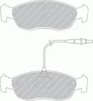 Image of Ferodo FDB876 Brake Pad Set Front Axle Premier Car