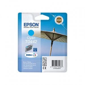 Image of Epson Parasol T0442 Cyan Ink Cartridge