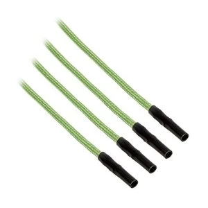 Image of CableMod ModFlex Sleeved Cable Light Green 40cm 4 Pack
