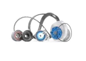 Image of SKF Water Pump + Timing Belt Kit OPEL,VAUXHALL VKMC 05142 24409355,92065969,90466343 92064250,92065969,1334041,1334050,1334053,1334646,55351782