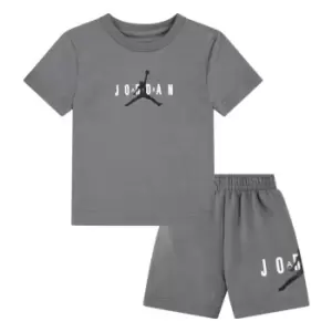 Image of Air Jordan 2pc Tee-Short Bb32 - Grey