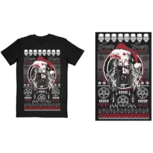 Image of Rob Zombie - Bloody Santa Unisex X-Large T-Shirt - Black