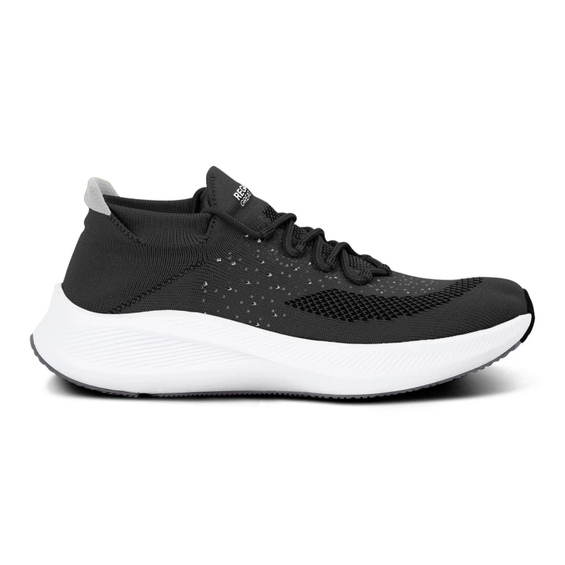 Image of Regatta Mens Orton Classic Low-Top Trainers Black/Grey male UK 7