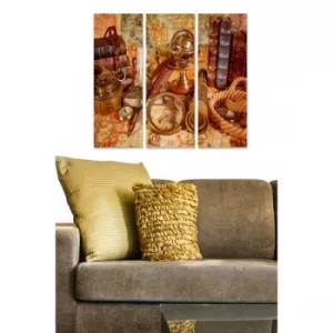 Image of MDF326283866 Multicolor Decorative MDF Painting (3 Pieces)